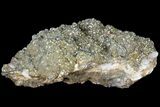 Pyrite On Calcite - El Hammam Mine, Morocco #80735-1